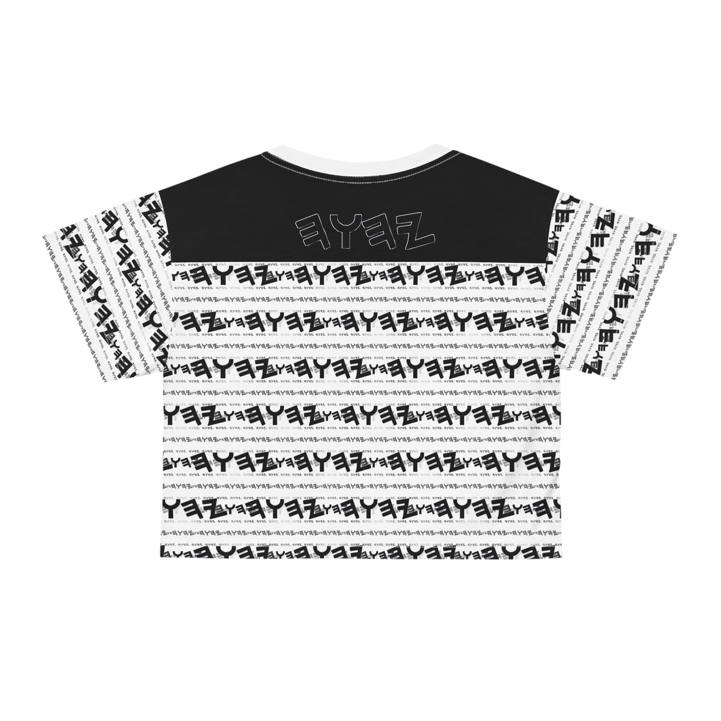 Most High God - Yahuah 01-01 White Designer Crop Top