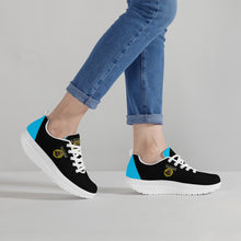 Load image into Gallery viewer, A-Team 01 Blue Ladies Mesh Heightened Rocking Sneakers