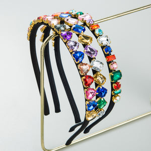 Baroque Color Rhinestone Embellished Headband