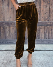 Load image into Gallery viewer, Solid Color Mid Waist Velvet Sweatpants (6 colors)