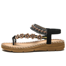 Load image into Gallery viewer, Round Toe Bohemian Flat Sandals (3 colors)