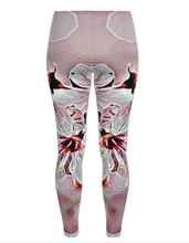 Load image into Gallery viewer, Floral Embosses: Pictorial Cherry Blossoms 01-03 Designer Cindy High Waist Leggings