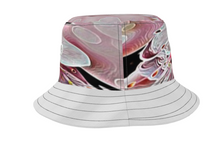 Load image into Gallery viewer, Floral Embosses: Pictorial Cherry Blossoms 01-03 Designer Narrow Brim Bucket Hat