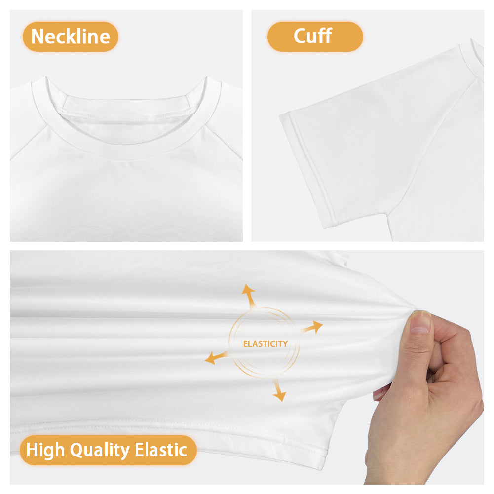 TRP Floral Print 03: Hibiscus Flowers 01-02 Tropical Bloom Fitted Crop Top, PalePink