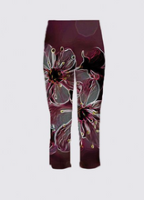 Load image into Gallery viewer, Floral Embosses: Pictorial Cherry Blossoms 01-04 Designer Parma Capris