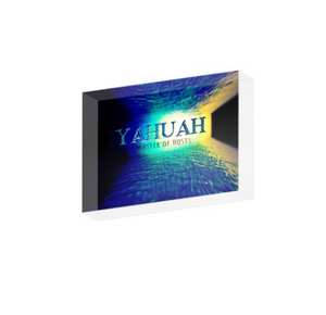 Yahuah-Master of Hosts 02-01 Acrylic Photo Block