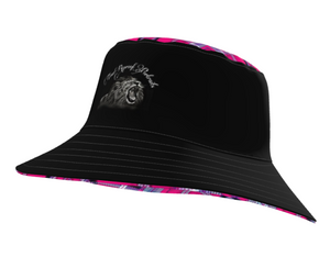 TRP Twisted Patterns 06: Digital Plaid 01-04A Designer Wide Brim Bucket Hat