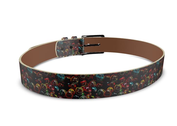 Outspoken Designs 01-01 "Lighten Up" Designer Unisex Leather Belt