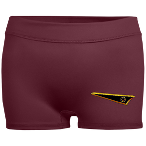 BREWZ Ladies Designer Fitted Moisture Wicking 2.5 inch Inseam Volleyball Shorts (6 Colors)