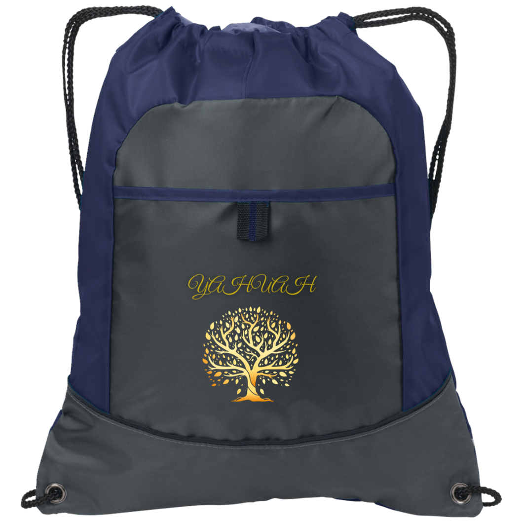 Yahuah-Tree of Life 01 Designer Port & Co.® Drawstring Pocket Cinch Shoe Bag (4 colors)