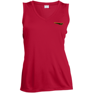 BREWZ Ladies Designer Sleeveless V-neck Performance T-shirt (3 Colors)
