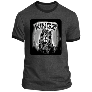 KINGZ 01-02 Men's Designer Ringer T-shirt (3 colors)