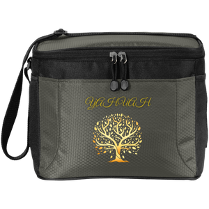 Yahuah-Tree of Life 01 Designer Port & Co.® 12-Pack Cooler (4 colors)