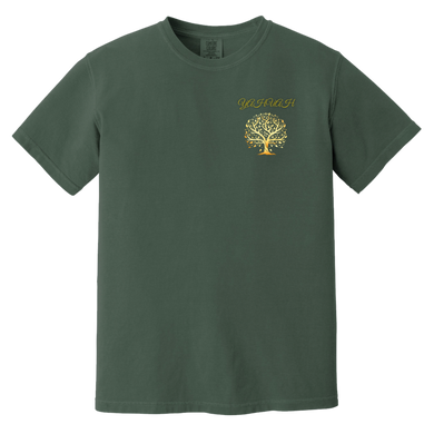 Yahuah-Tree of Life 01 Men's Designer Heavyweight Garment Dyed T-shirt (7 colors)