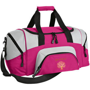 Yahuah-Tree of Life 01 Designer Port & Co.® Colorblock Sport Duffel Bag (14 colors)