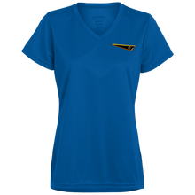 Load image into Gallery viewer, BREWZ Ladies Designer Moisture Wicking V-neck T-shirt (6 Colors)