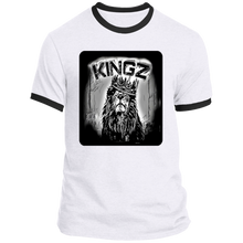 Load image into Gallery viewer, KINGZ 01-02 Men&#39;s Designer Ringer T-shirt (3 colors)