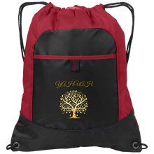 Load image into Gallery viewer, Yahuah-Tree of Life 01 Designer Port &amp; Co.® Drawstring Pocket Cinch Shoe Bag (4 colors)