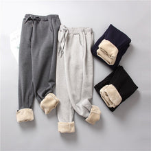 Load image into Gallery viewer, Solid Fleece Lined Loose Women Joggers (4 colors)