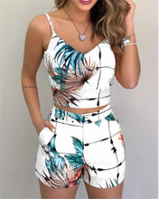 Load image into Gallery viewer, Two Piece Sleeveless Top and Shorts Set