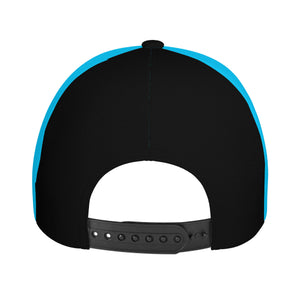 A-Team 01 Blue Designer Curved Brim Baseball Cap