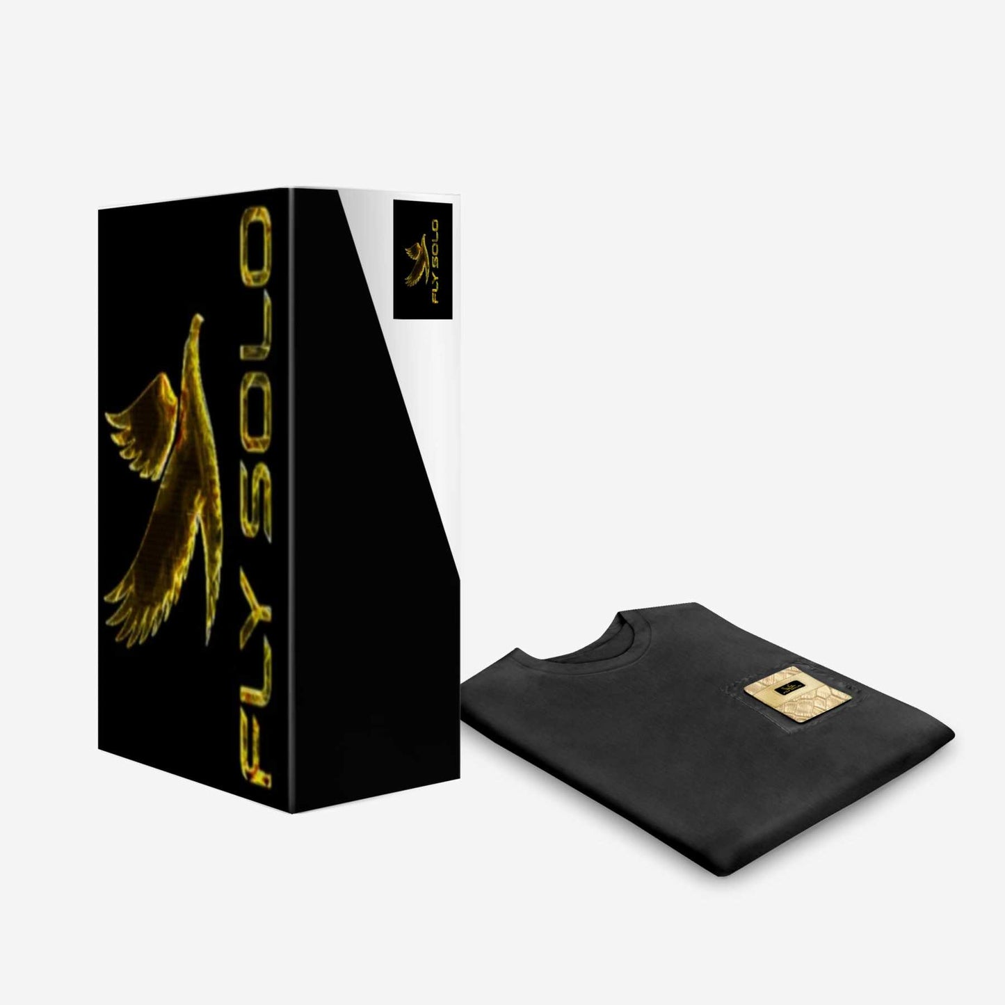 Outspoken Designs 03-02 "Fly Solo" Men's Designer Stripe Insert Premium T-shirt