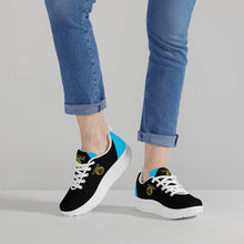 Load image into Gallery viewer, A-Team 01 Blue Ladies Mesh Heightened Rocking Sneakers
