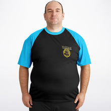 Load image into Gallery viewer, A-Team 01 Blue Designer Unisex Plus Size T-shirt