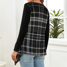 Load image into Gallery viewer, TRP Twisted Patterns 06: Digital Plaid 01-06A Designer Knitted Cardigan