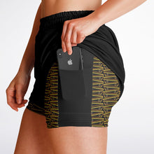 Load image into Gallery viewer, BREWZ Elected Ladies Designer 2-in-1 Shorts