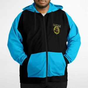 A-Team 01 Blue Designer Fashion Full Zip Unisex Plus Size Hoodie