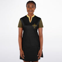 Load image into Gallery viewer, BREWZ Elected Ladies Designer Collarless Polo Shirt