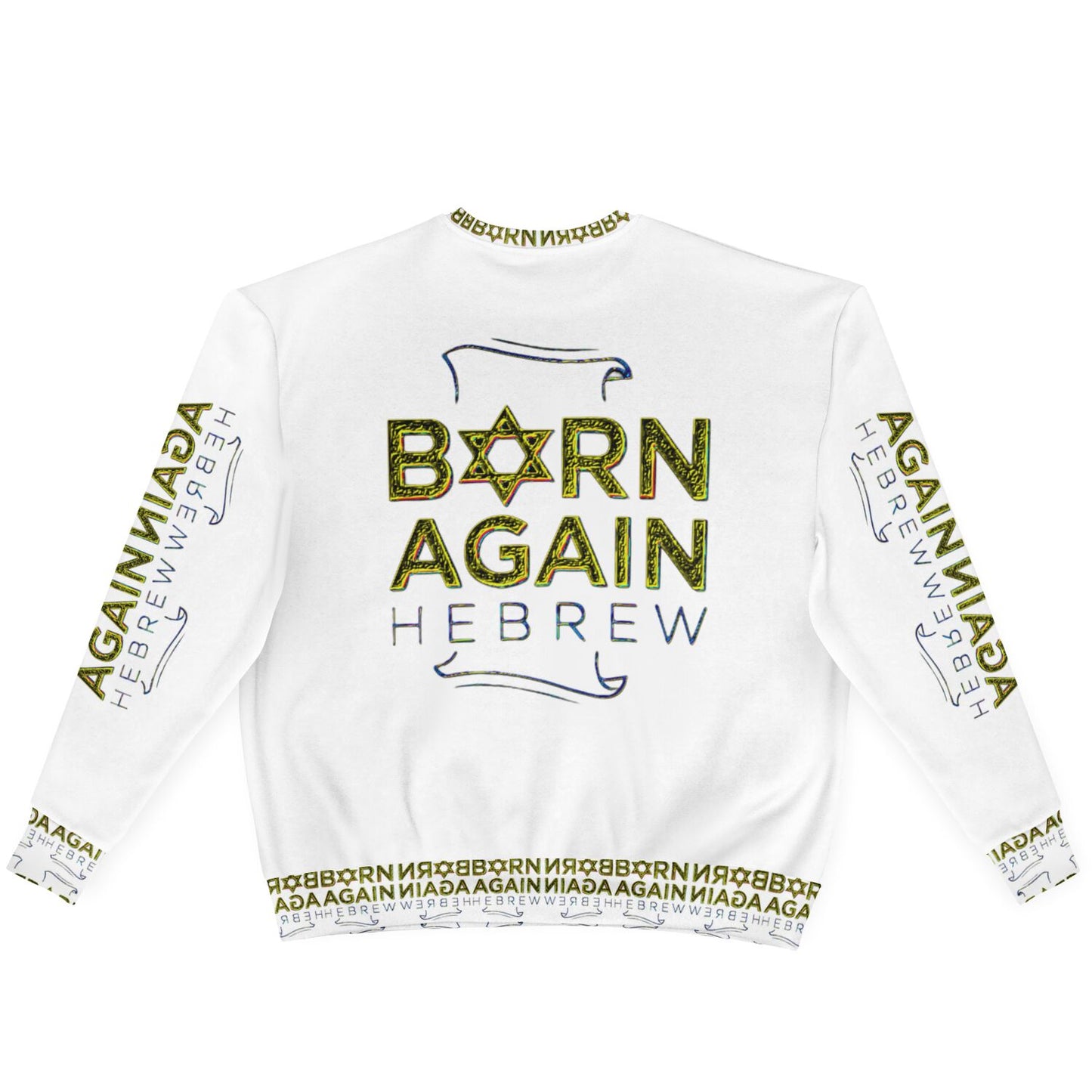 Born Again Hebrew 01-01 Designer Heavyweight Oversized Unisex Sweatshirt