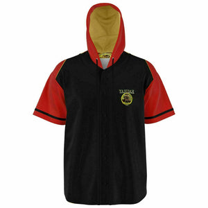 A-Team 01 Red Men's Designer Hooded Baseball Jersey