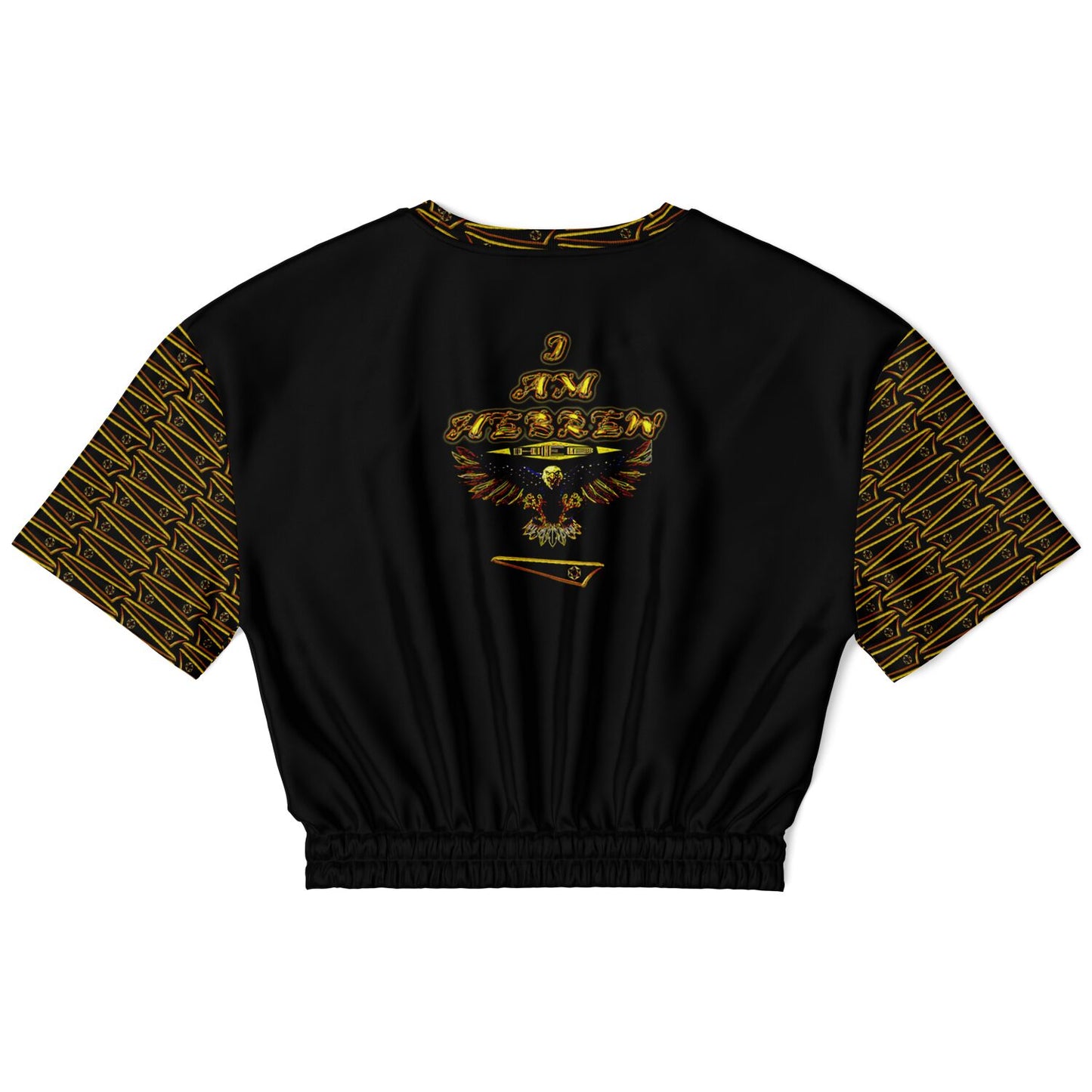 BREWZ Sudadera de manga corta recortada de diseñador electo