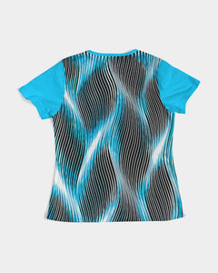 TRP Twisted Patterns 04: Weaved Metal Waves 01-02 Ladies Designer T-shirt