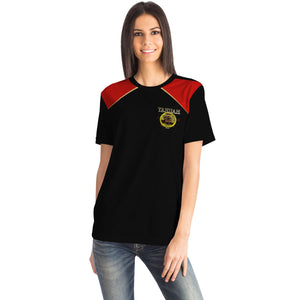 A-Team 01 Red Designer Unisex Pocket T-shirt
