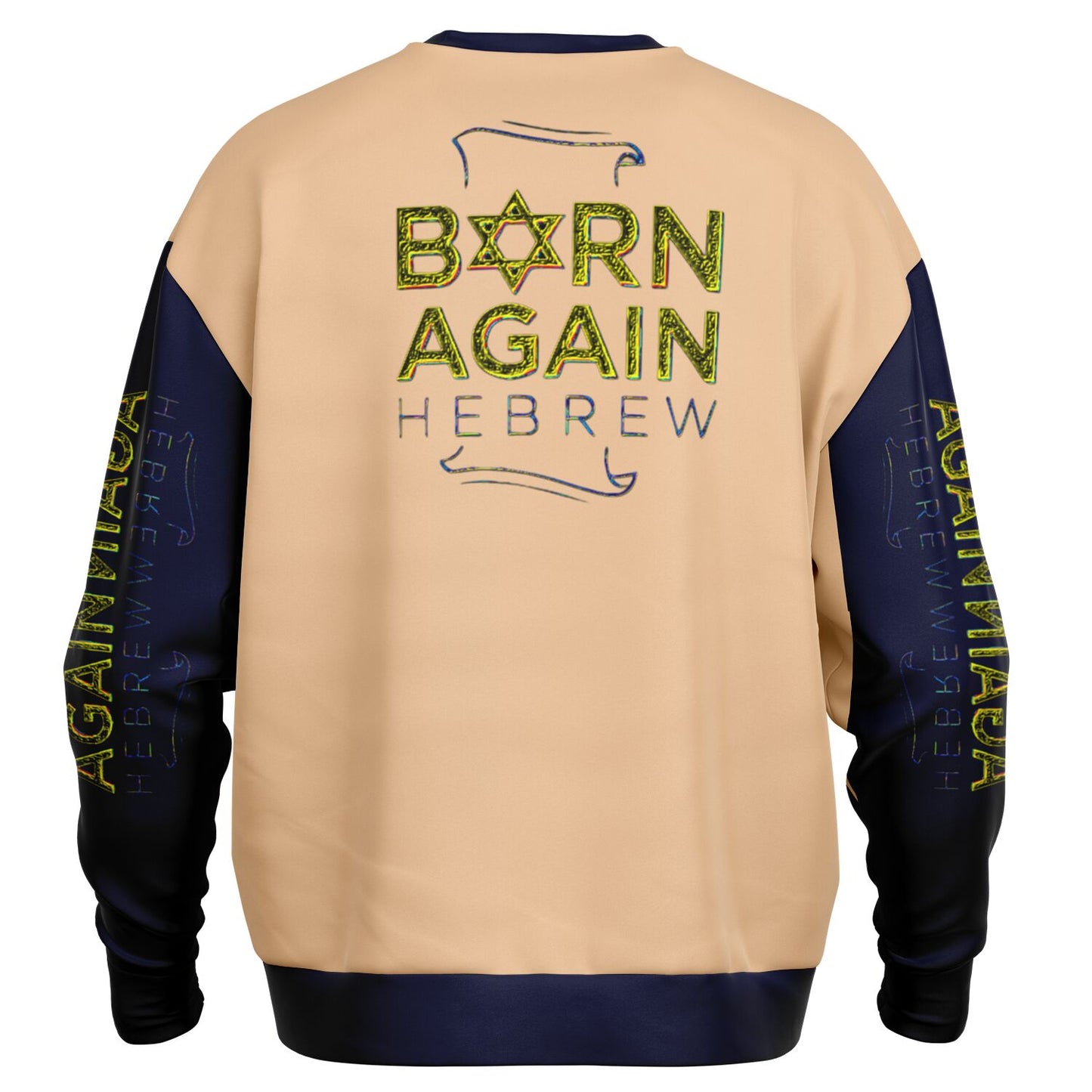 Born Again Hebrew 01-01 Designer Heavyweight Oversized Unisex Sweatshirt