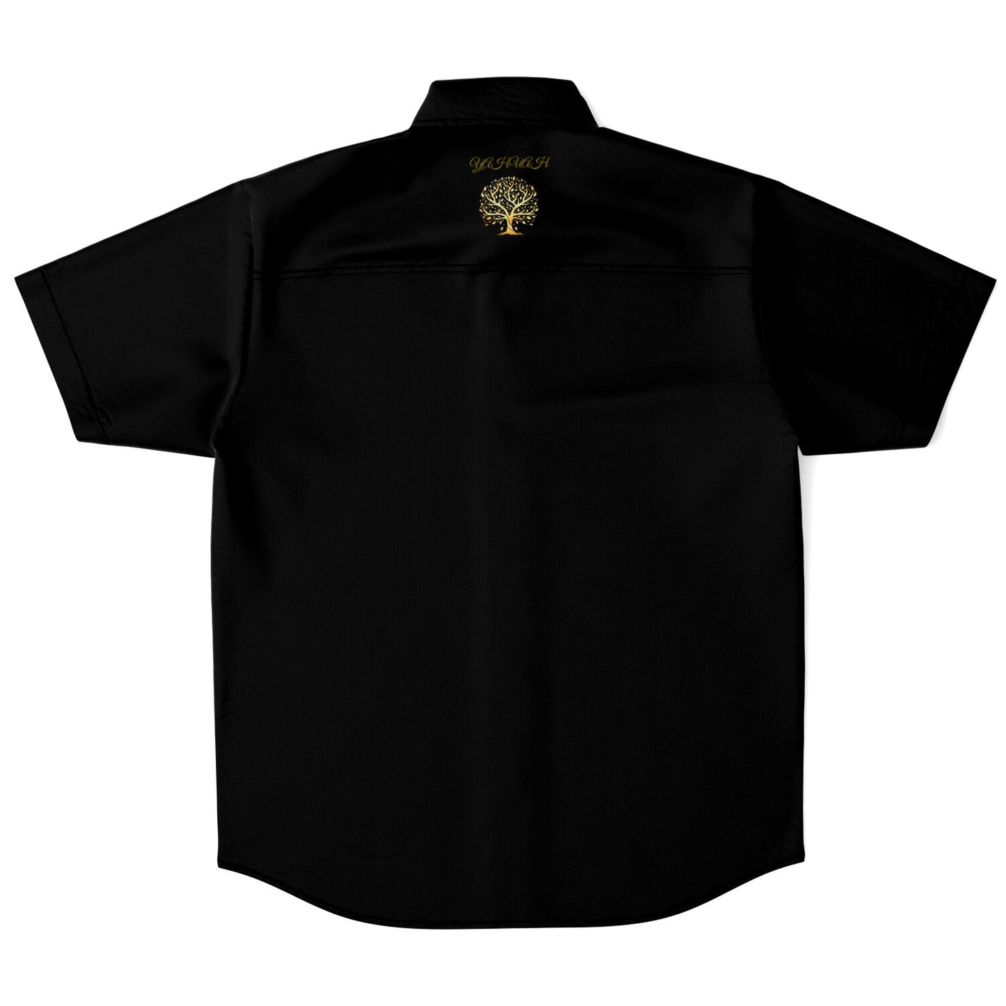 Yahuah: Tree of LIfe (01-01) | Men's Spread Collar Shirt | Polyester Poplin Fabric