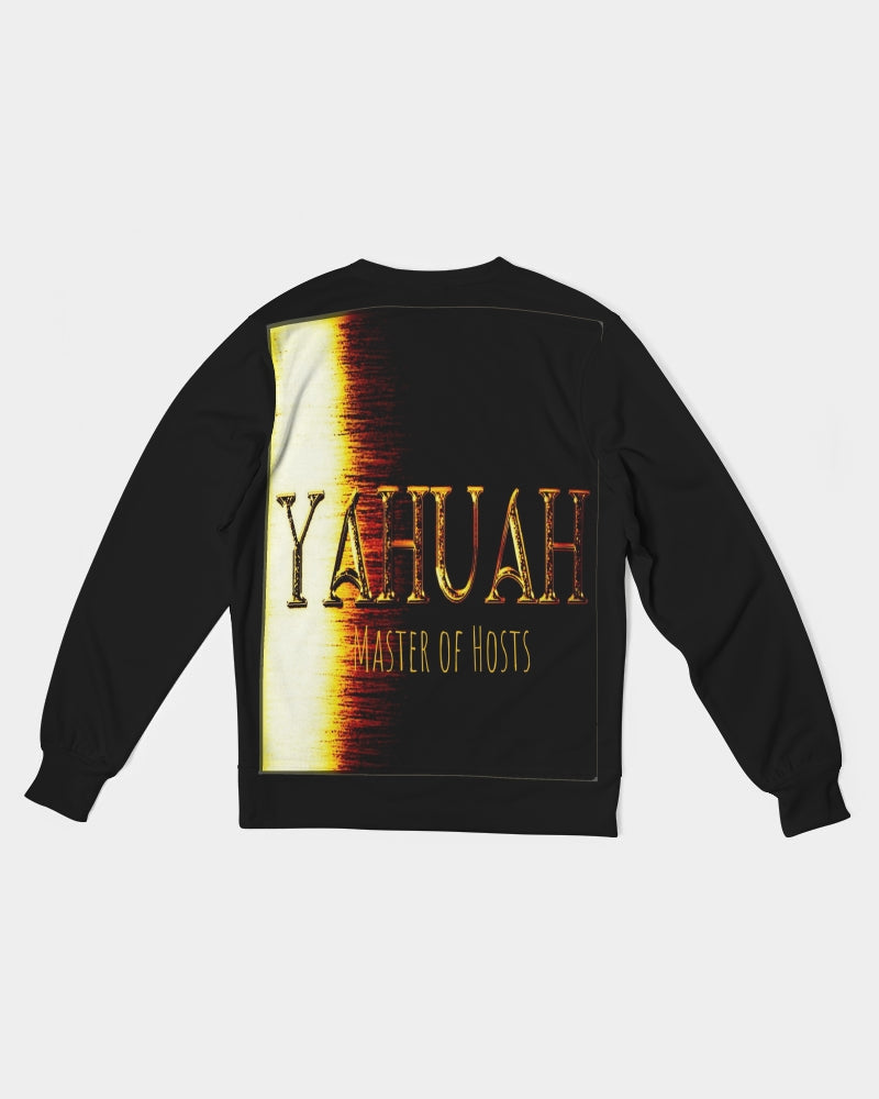 Yahuah-Master of Hosts 01-03 Men's Designer French Terry Sweatshirt