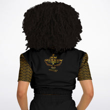 Load image into Gallery viewer, BREWZ Elected Designer Fashion Cropped Short Sleeve Sweatshirt
