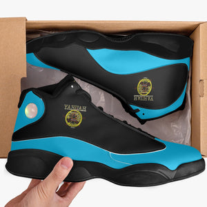 A-Team 01 Blue Unisex Black Sole Basketball Sneakers