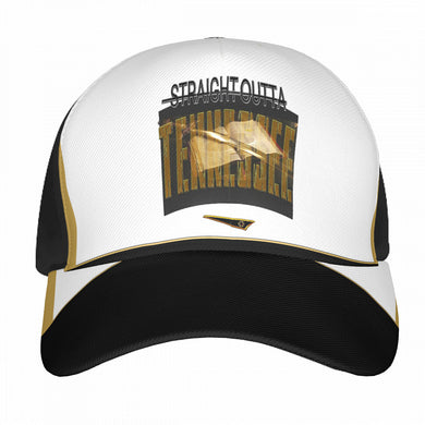 Straight Outta Tennessee 01 Designer Curved Brim Baseball Cap