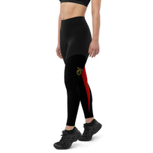 Load image into Gallery viewer, A-Team 01 Red Designer Sports Leggings