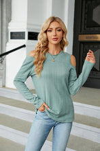 Load image into Gallery viewer, Open Shoulder Long Sleeve Blouse (7 colors)