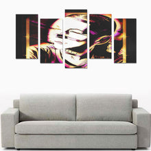 Load image into Gallery viewer, Chromatic Candy 02-01 Canvas Wall Art Print (No Frame) 5-Pieces/Set F