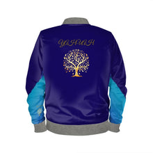 Load image into Gallery viewer, Yahuah-Tree of Life 01 Royal Men&#39;s Designer Bomber Jacket