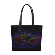 Load image into Gallery viewer, Floral Embosses: Roses 01-01 Designer Narrow Leather Shopper Bag