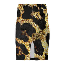 Load image into Gallery viewer, TRP Leopard Print 01 Designer Pencil Mini Skirt