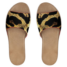 Load image into Gallery viewer, TRP Leopard Print 01 Ladies Leather Sliders